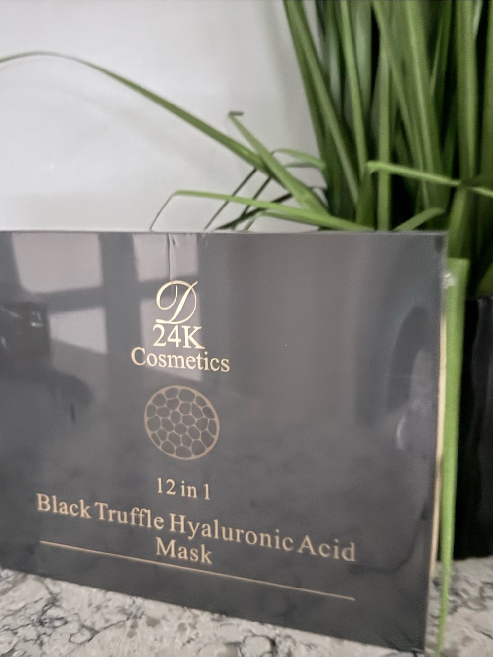 D24K Cosmetics 12-in-1 Black Truffle Hyaluronic Acid Mask NEW